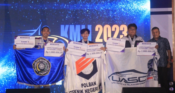 Debut di Kompetisi MobiI Listrik Indonesia 2023, Kyra Team Teknik Mesin Unmuh Jember Raih Prestasi